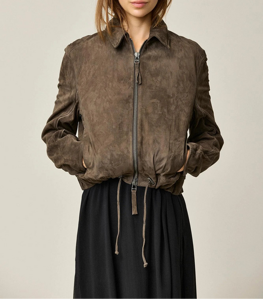 Kristensen Du Nord - Suede Zip Jacket