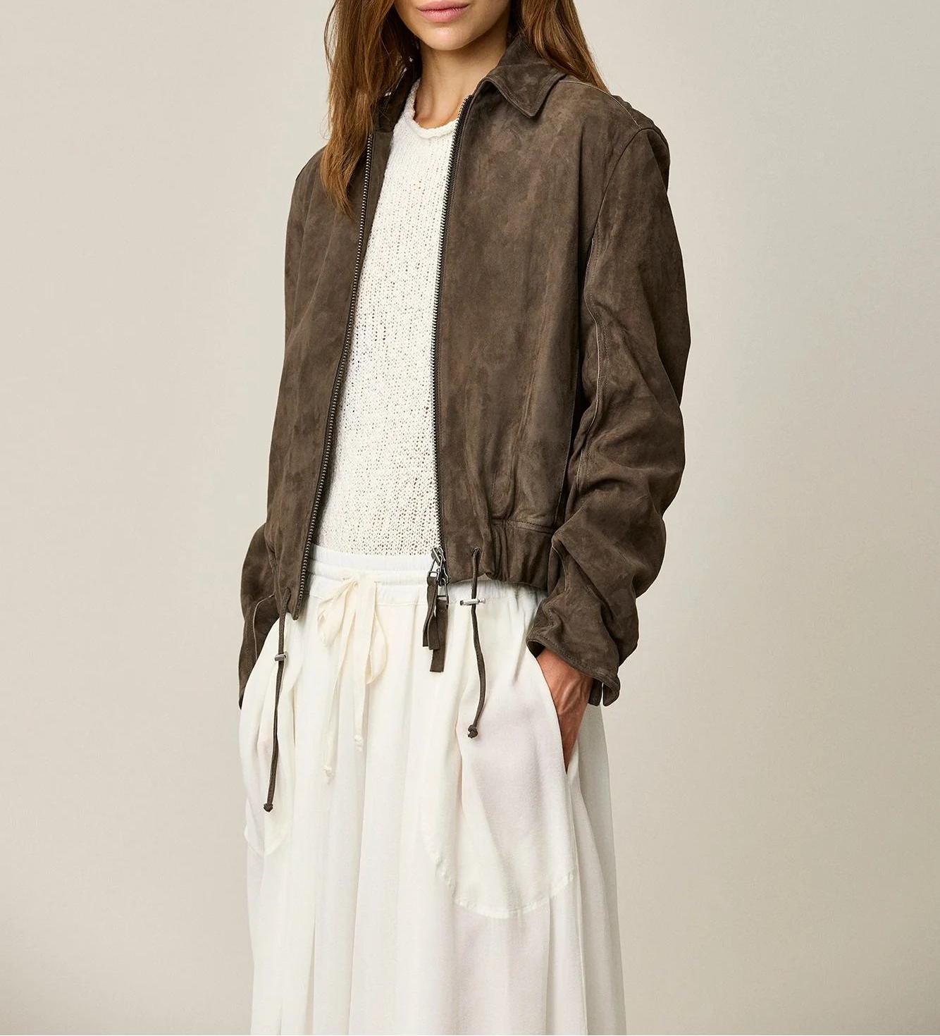 Kristensen Du Nord - Suede Zip Jacket