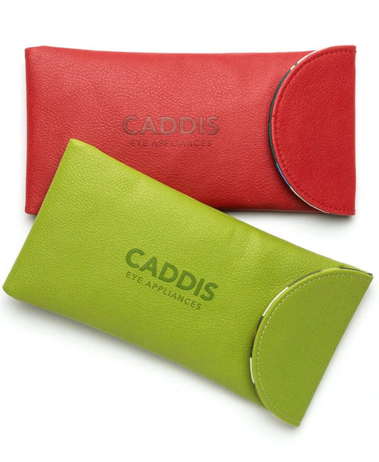 Caddis- Pulverized Apple Glasses Pouch in Red